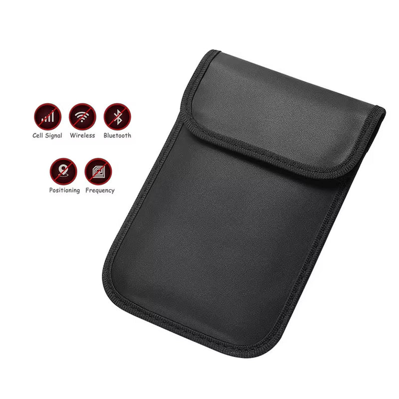 Car Key Cell Phone Signal Blocker Case Faraday Cage Pouch Keyless RFID Blocking Bag