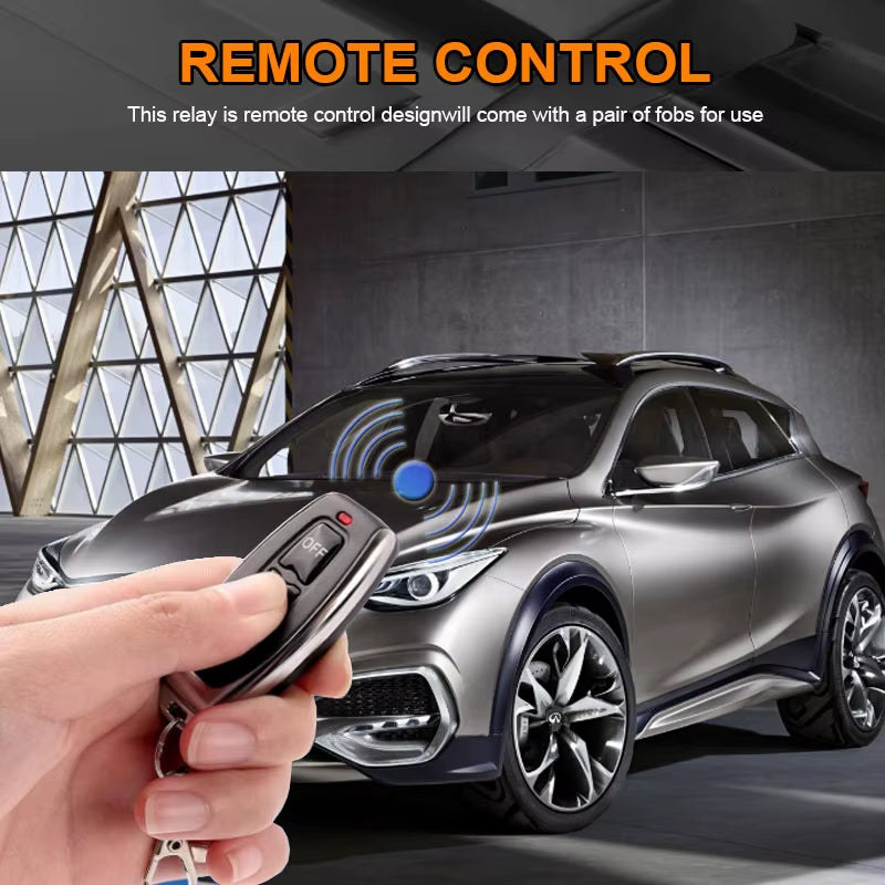 Battery Disconnect Power Switch 12V 240A Shut off Cut off Kill Switch with Remote Control Switch for Car Truck